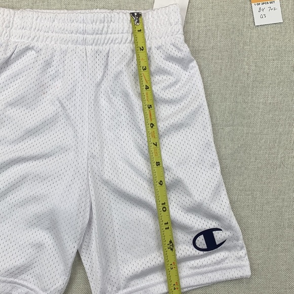 Champion Boys Classic Script Short Sleeve Tee and "C" Mesh Short set size 7 - Picture 10 of 11